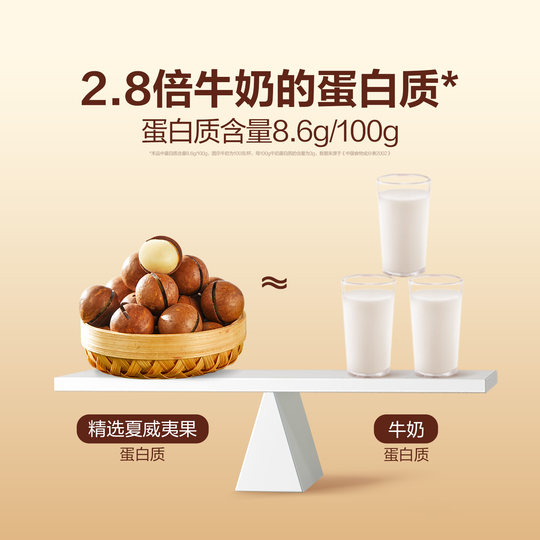 Bestore Macadamia Nuts 500g Canned Milk Flavor