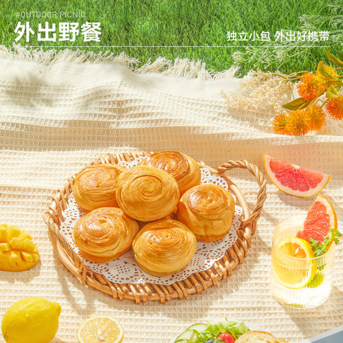 良品铺子手撕面包1kg健康早餐吐司休闲食品蛋糕点心饱腹零食代餐 - 图3