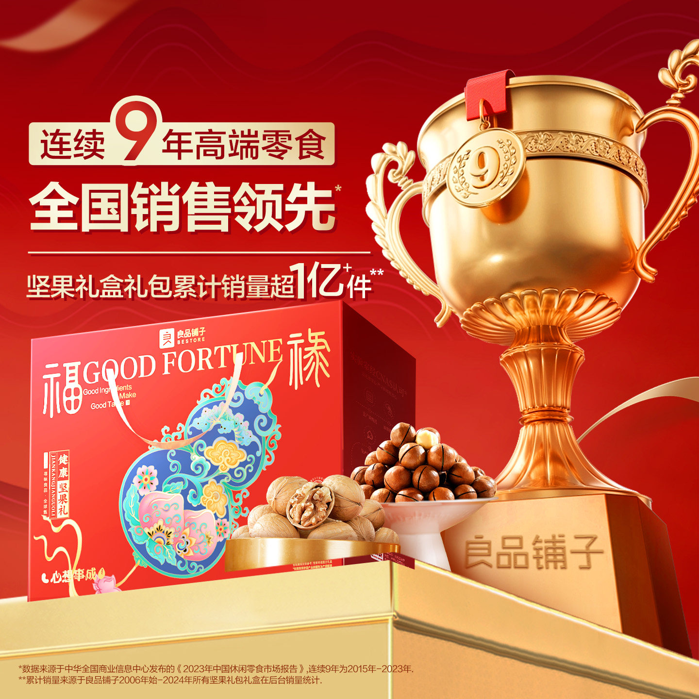 【直播间】良品铺子新年过年货坚果礼盒大礼包食品送礼长辈走亲戚,淘宝优惠券,粉丝福利购,淘宝优惠卷