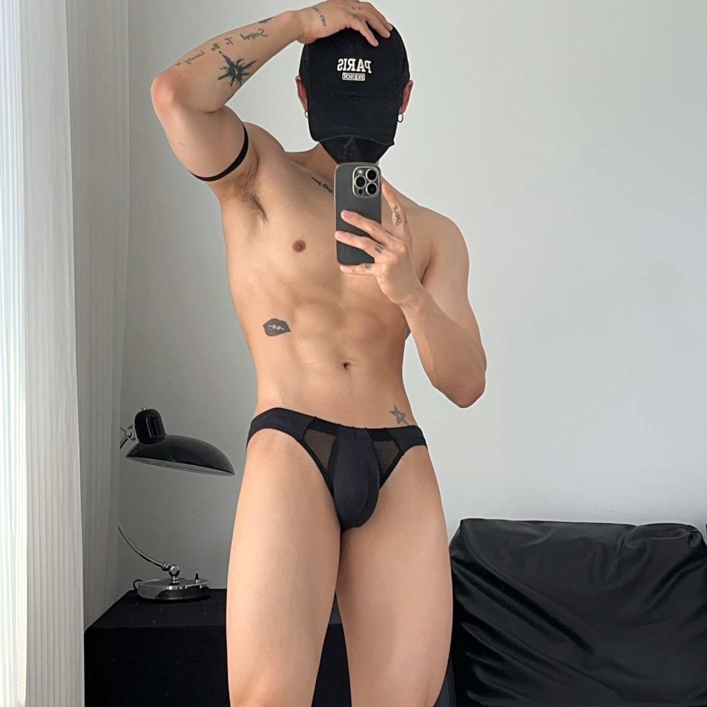 2条装男士三角内裤低腰夏季薄款冰丝性感舒适U凸潮流网纱拼接包邮,淘宝优惠券,粉丝福利购,淘宝优惠卷