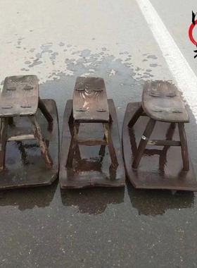 民俗老物件插秧凳农家乐木凳