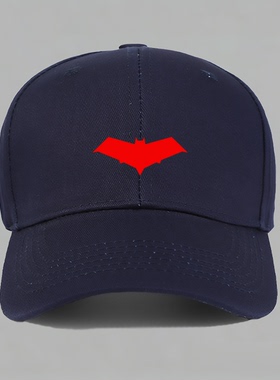 Red Hood红帽火魔红头罩罗宾Batman蝙蝠侠logo棒球帽子水洗鸭舌帽