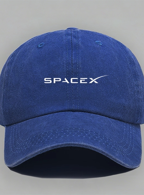SpaceX星舰starship发射马斯克创意定制纯棉棒球帽子鸭舌防晒休闲