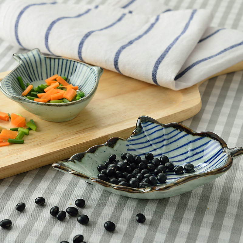 三分烧原创日式陶瓷餐具创意盘一人食盖碗子釉下彩冷菜盘家用饭盘,淘宝优惠券,粉丝福利购,淘宝优惠卷