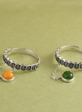 小众设计女款国潮民族风时尚戒指