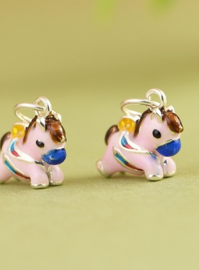 珐琅彩景泰蓝小众设计立体生肖马