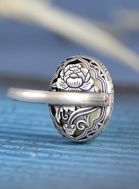 和田玉香囊可打开复古工艺