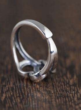 古银铺S925复古泰银工艺开口女款