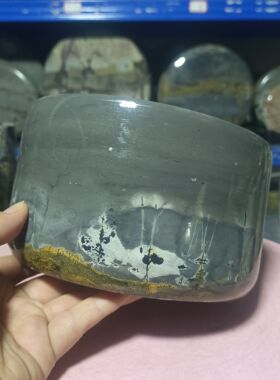 天然石头花盆多肉菖蒲创意水培