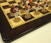 US Chess High-end Metal Soldiers Pawns High-end Uwood Chessboard Classic Western Double Luchess