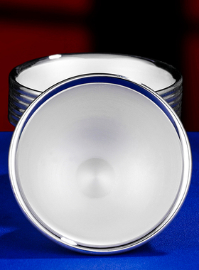 供水碗纯银S990足银八吉祥雕花