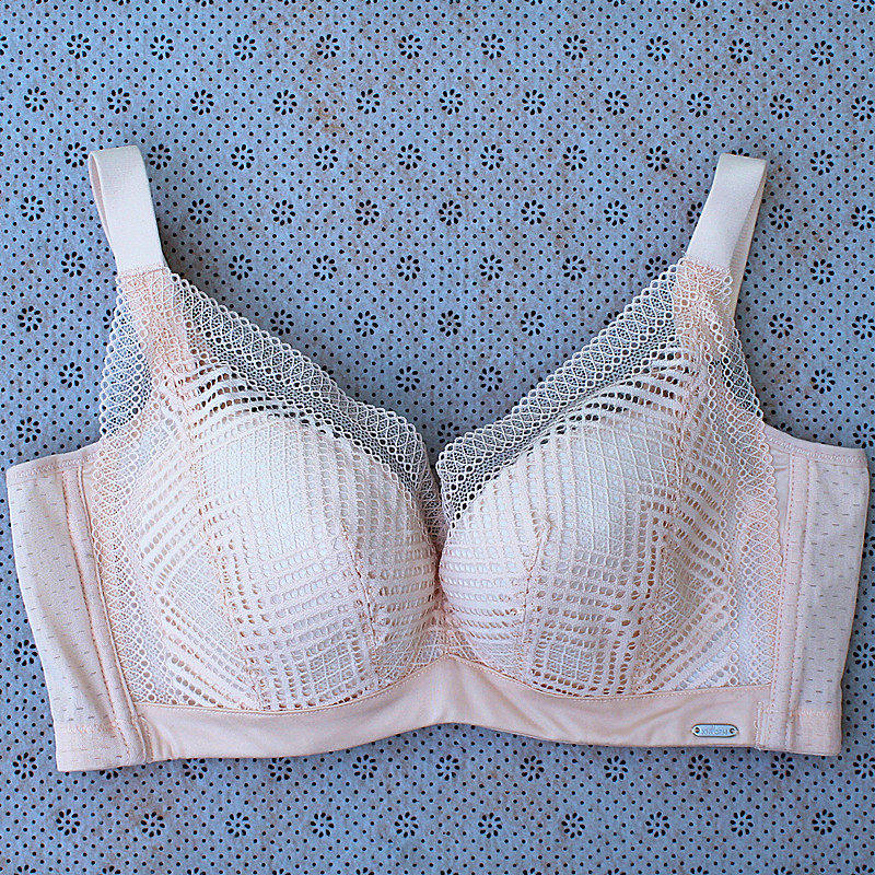 雪妮芳22款文胸X622218软钢圈薄款软B杯蕾丝网纱聚拢文胸罩女内衣,淘宝优惠券,粉丝福利购,淘宝优惠卷