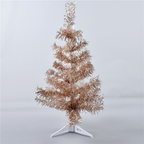 217 Exit 60cm Mini Christmas Tree 76543 Sparkling Rose Gold Desktop Shop Window Christmas Holiday Decorations Hem