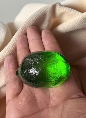 仿真水果柠檬柑橘水晶摆件