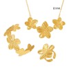 Xinyixin ins golden flower ring necklace bracelet