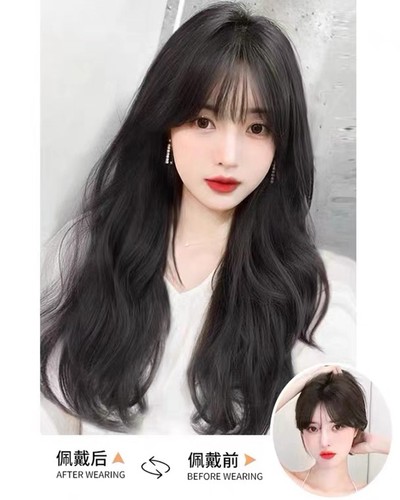 动漫cospaly假发女长发蓬松时尚化妆假毛原宿大波浪长卷发全头套 - 图0
