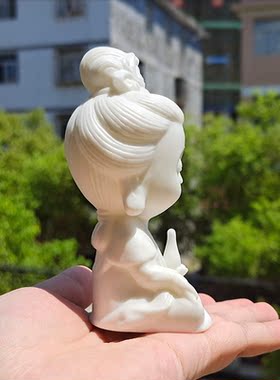 观音如来保平安禅意风德化白瓷