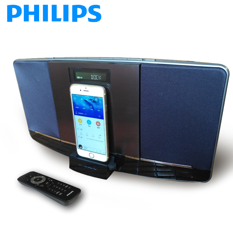 特价philips飞利浦台式钟控CD收音机家用CD组合音响USB蓝牙CD-图1