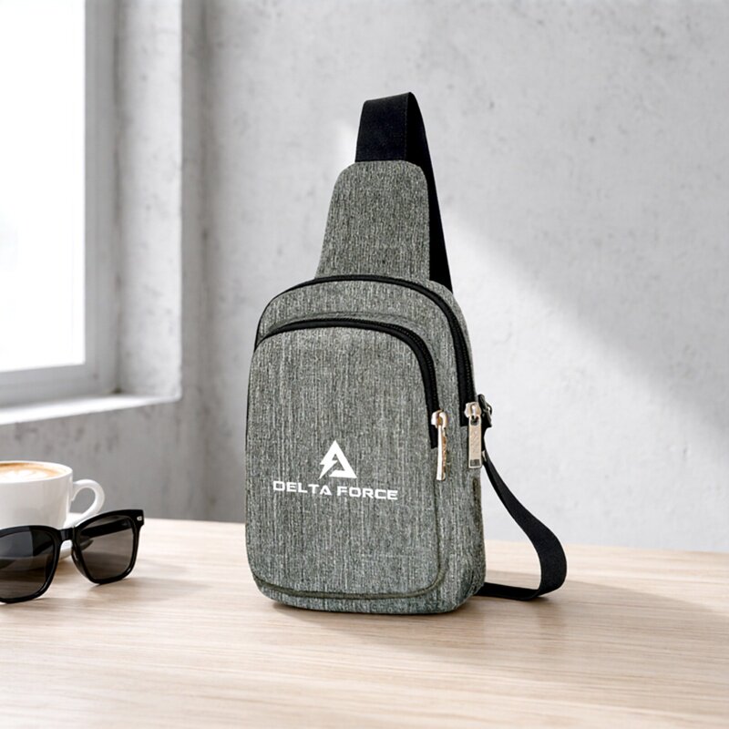 Xbox Game Delta Operation Crossbody Bag Trendy Crossbody Lightweight Men's Bag Casual Chest Bag Sports Crossbody Bag