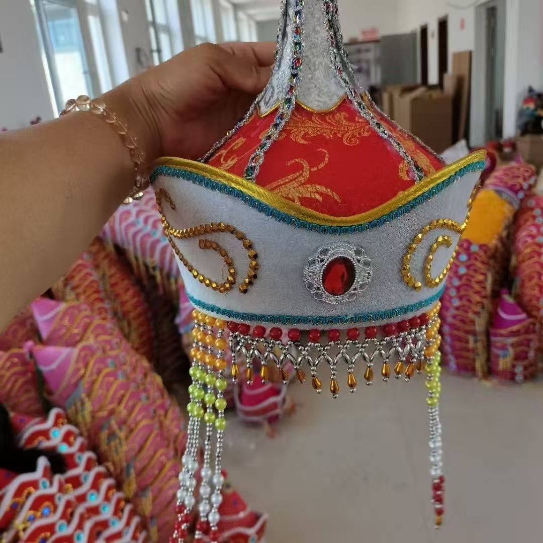 高顶蒙古族头饰演出帽子少数民族配饰蒙族成人公主帽古风蒙古帽,淘宝优惠券,粉丝福利购,淘宝优惠卷