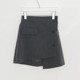 Short A-Line Skirt Versatile Asymmetrical High Waist