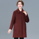 Double-sided cashmere wool coat women's large size woolen coat