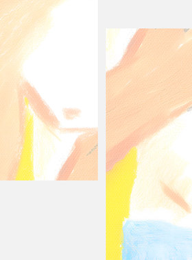 万相男友|原创艺术挂画 简约装饰色块几何线条小众肌肉男生高级感