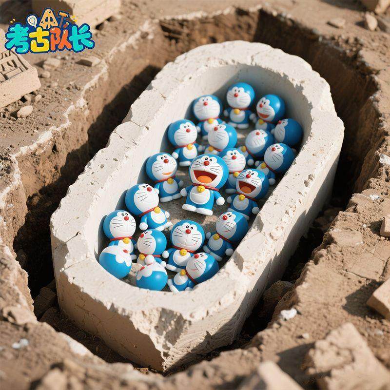 考古挖宝玩具机器猫叮当猫宝藏男女孩动手工DIY挖宝过家家,淘宝优惠券,粉丝福利购,淘宝优惠卷