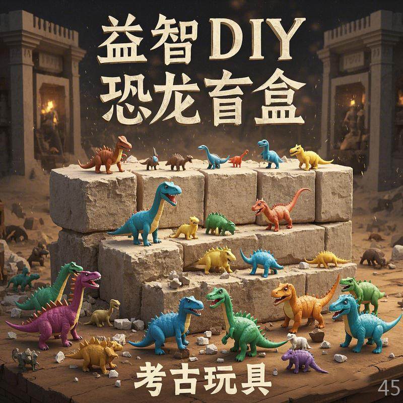 挖掘玩具考古恐龙宝石盲盒奥特曼手工DIY儿童女孩男孩玩具有,淘宝优惠券,粉丝福利购,淘宝优惠卷
