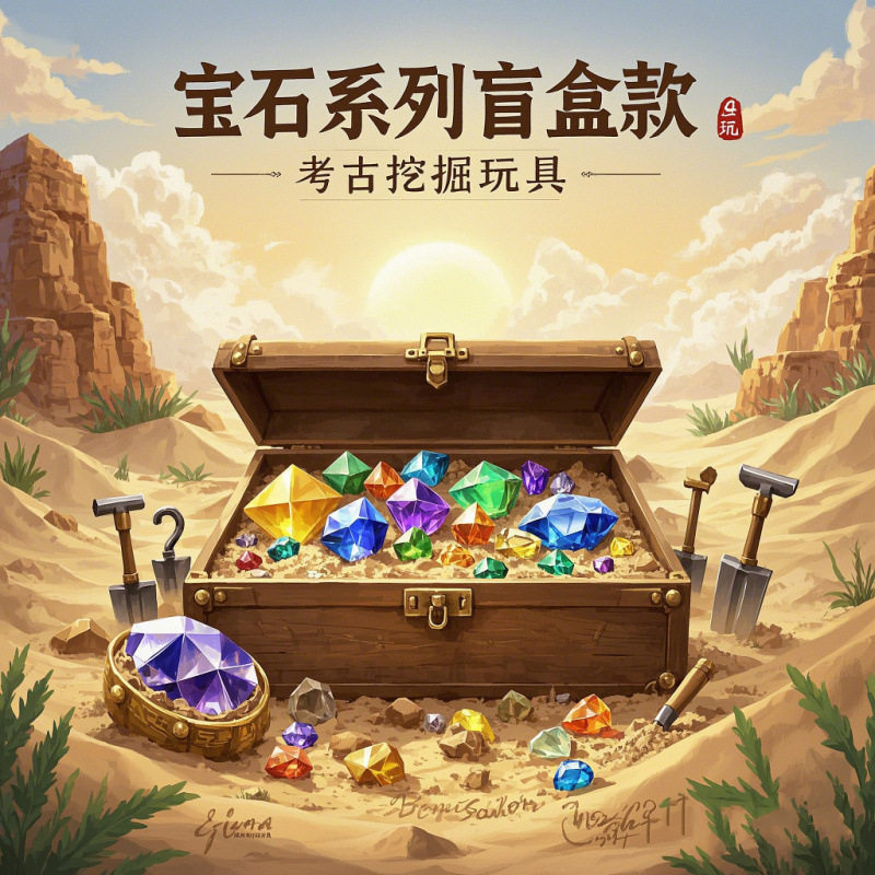 玩具考古挖掘DIY手工火爆培养孩子动手能力挖宝藏礼盒女孩男孩最,淘宝优惠券,粉丝福利购,淘宝优惠卷