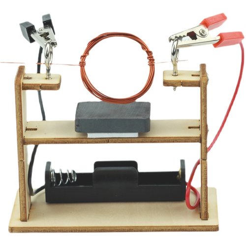 科技小制作自制电动机模型旋转电磁线圈物理实验器材DIY手工材料-图3