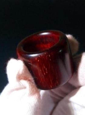 正宗扳指小叶紫檀民族风情侣