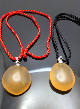 鱼惊石平安扣青鱼石婴儿吊坠手串