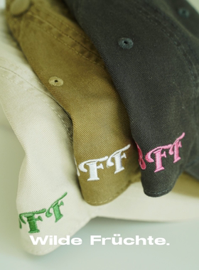 野菓Wilde Früchte.“猫朋狗友系列“BFF”休闲款棉帆棒球帽