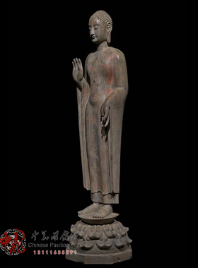 悟蝉北齐青石释迦摩尼佛造像