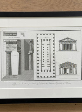 古董vintage欧洲中古装饰画