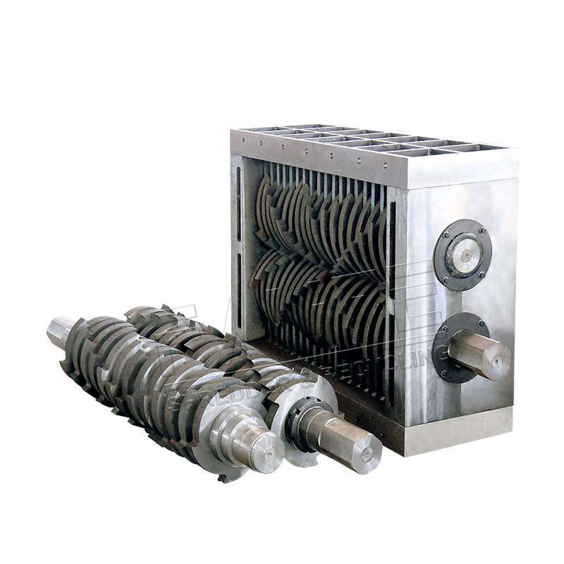 Double-shaft shredder chassis waste cans plastic metal electronic waste plastic shredder chassis