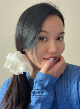 自带仙气~白色纯棉法式大肠圈