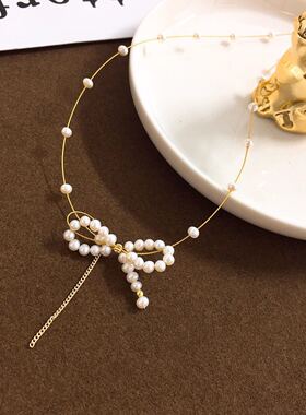 立体手链日本金丝淡水珍珠