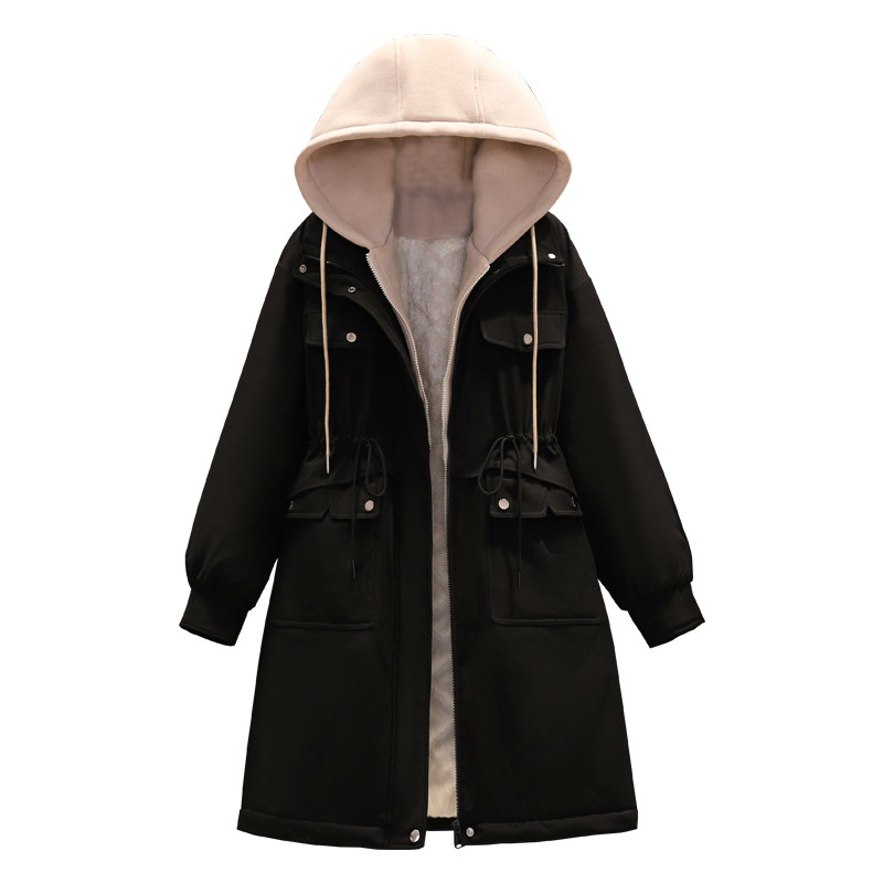 胖MM大码2025年新款港风加绒宽松简约工装棉衣棉服外套女200斤冬,淘宝优惠券,粉丝福利购,淘宝优惠卷