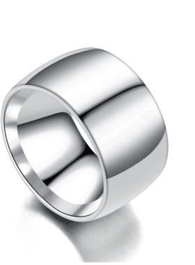 男士戒指12mm素面手饰品可刻字