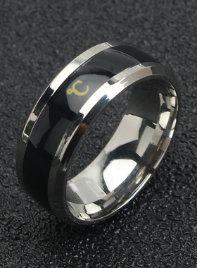 日韩潮流新款智能温度数字戒指