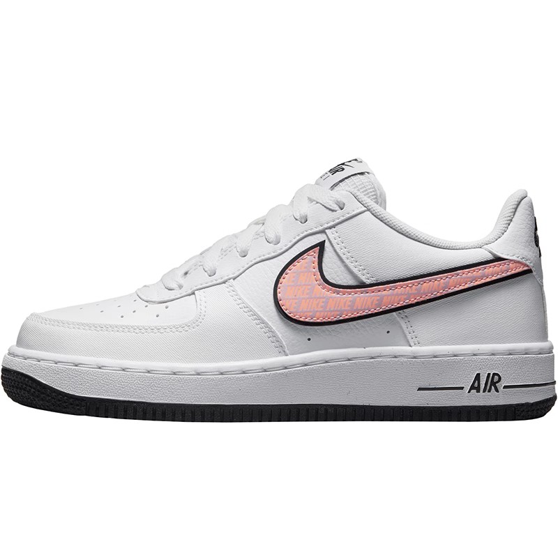 Nike耐克Air Force 1 粉橘AF1空军一号低帮休闲女板鞋DZ6307-100 - 图3