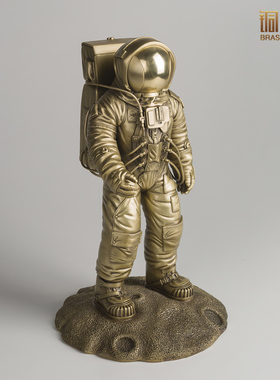 铜师傅全铜摆件登月限量家居饰品