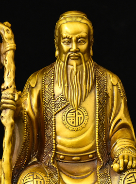 纯铜华佗摆件华陀铜像