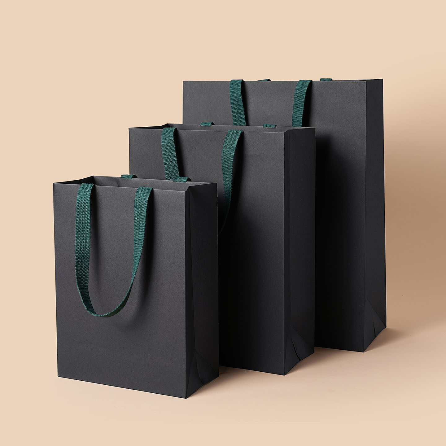 外贸黑卡牛皮纸袋大容量购物袋茶叶特产服装店礼品手提袋企业定制,淘宝优惠券,粉丝福利购,淘宝优惠卷