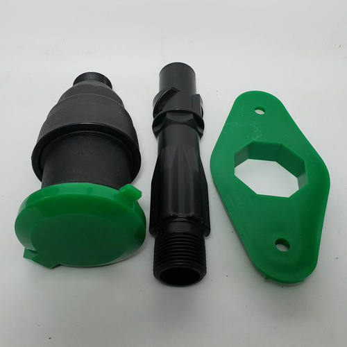 快速取水阀取水栓6分DN20塑料小区草坪喷灌洗车取水器钥匙水龙头 - 图1