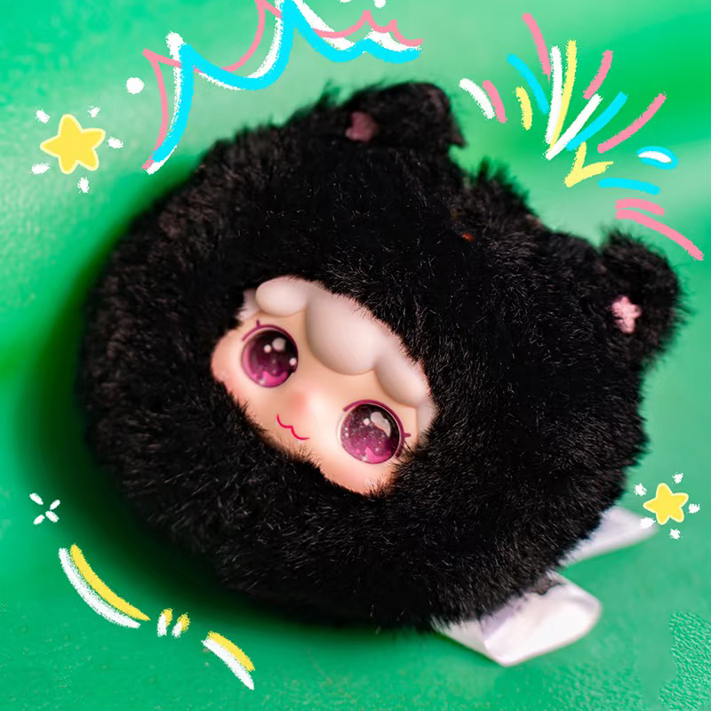 Baby three 娃三岁Kimipapa初代绒绒动物毛绒挂件盲盒公仔礼物 - 图2