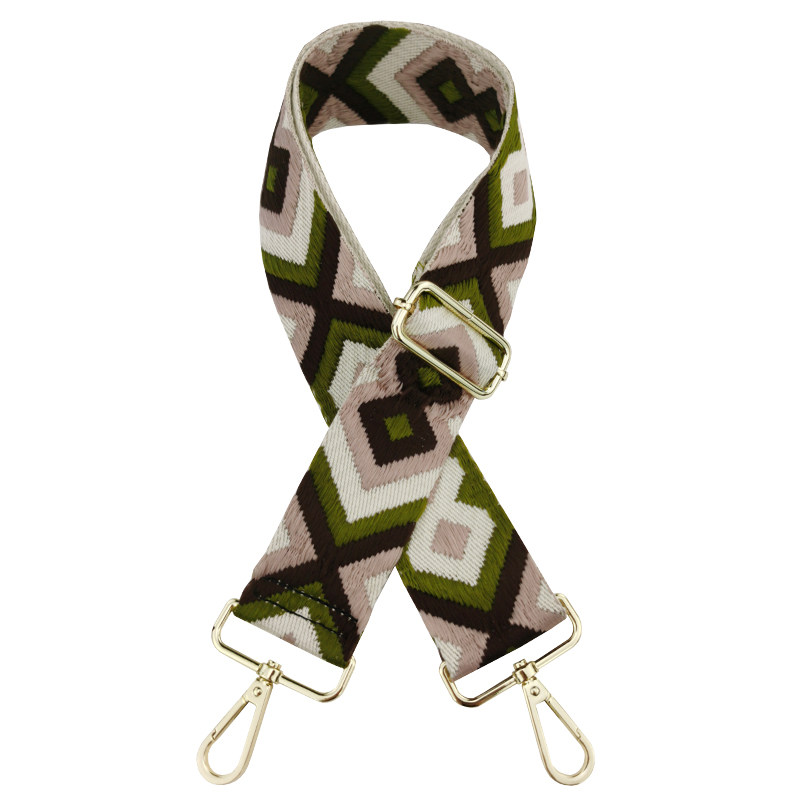 提花布带可调节斜挎包带配件宽肩带单肩斜跨带彩色背包带子替换带,淘宝优惠券,粉丝福利购,淘宝优惠卷