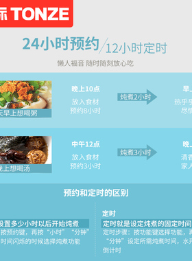 天际隔水炖多功能煲汤盅养生锅